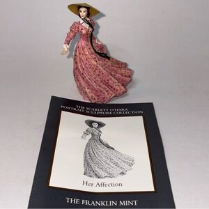 Franklin Mint Gone With The Wind Scarlett Never Go Hungry Again Her Affection